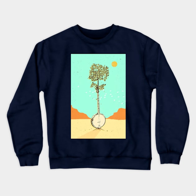 BANJO TREE Crewneck Sweatshirt by Showdeer